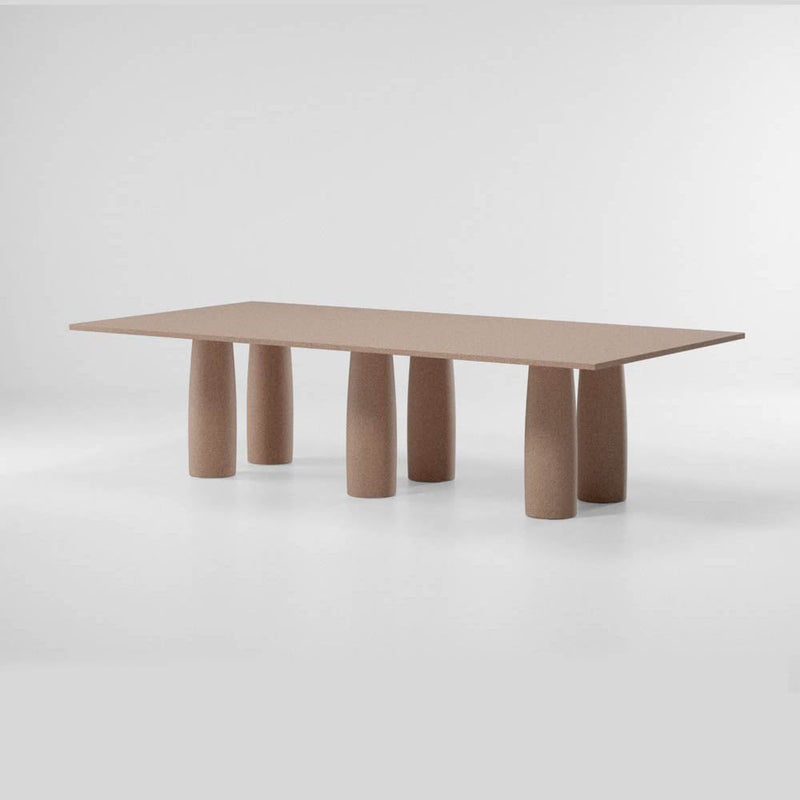 Il Colonnato Minera Stone Dining Table 110x55 Inch By Kettal Additional Image - 2