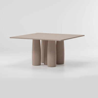 Il Colonnato Minera Stone Dining Table 55x55 Inch By Kettal