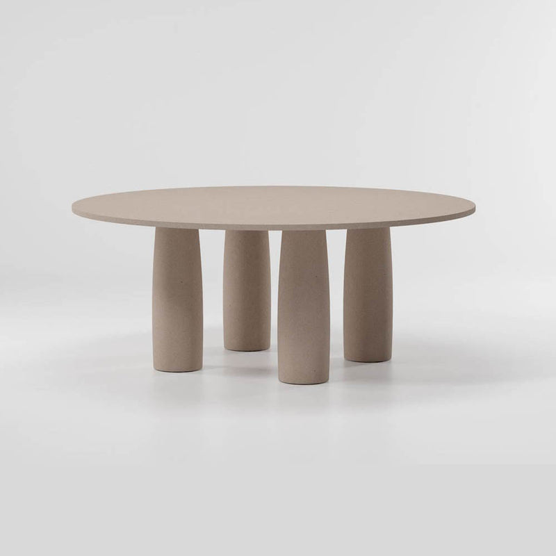 Il Colonnato Minera Stone Dining Table Diameter 65 Inch By Kettal Additional Image - 2