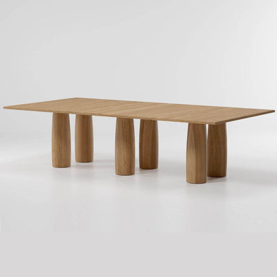 Il Colonnato Teak Dining Table 110x55 Inch By Kettal Additional Image - 2