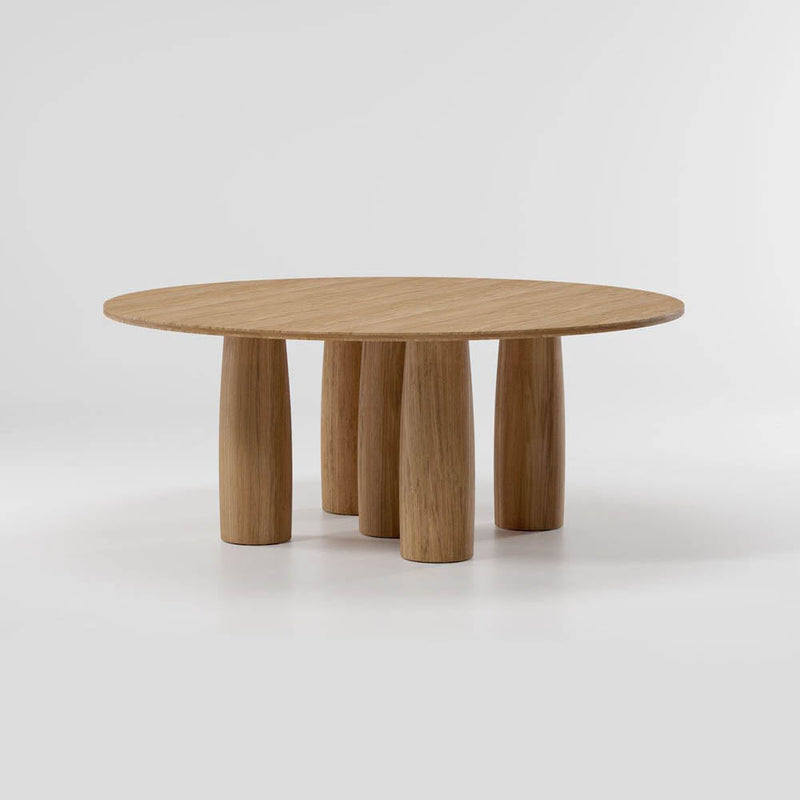 Il Colonnato Teak Dining Table Diameter 65 Inch By Kettal