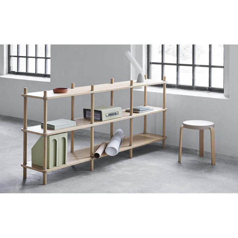 Jam Bookcase Oak/Grey by Normann Copenhagen - Additional Image 7