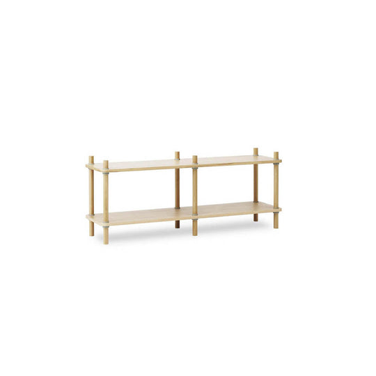 Jam Bookcase Oak/Grey by Normann Copenhagen
