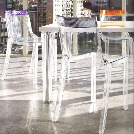 Hi-Cut Dining Chair (Set of 2) by Kartell