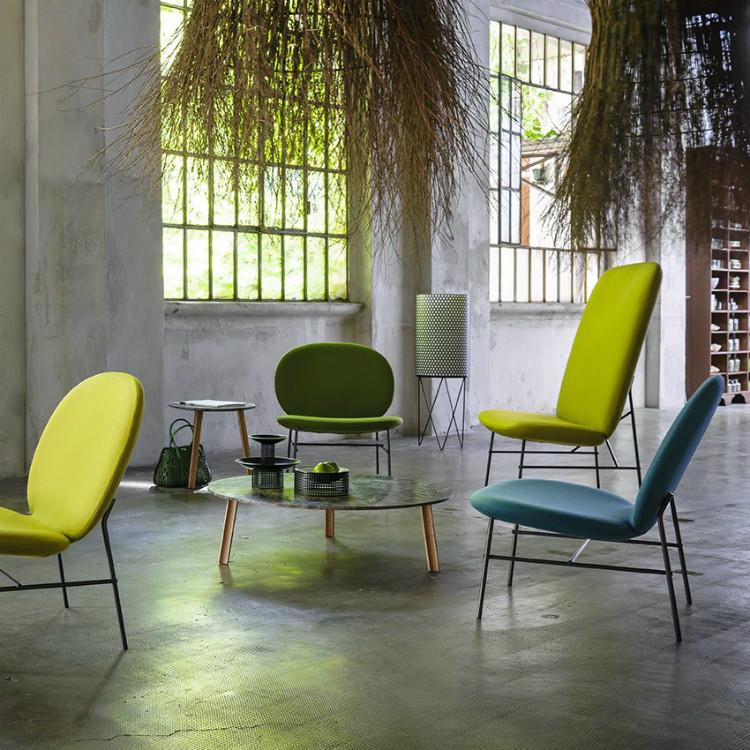 Kelly E Lounge Chair by Tacchini
