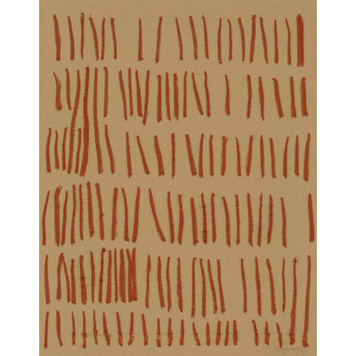 Kokoro M, tile on mustard Painting by Santa & Cole