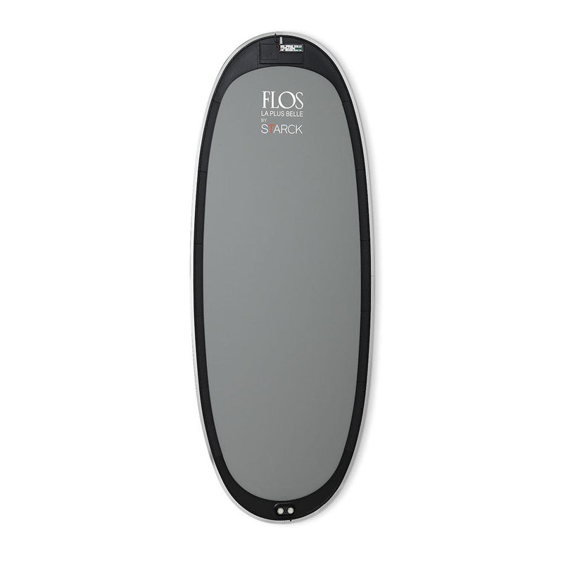La Plus Belle Wall-Mounted Mirror with Integrated LED Lights by Flos