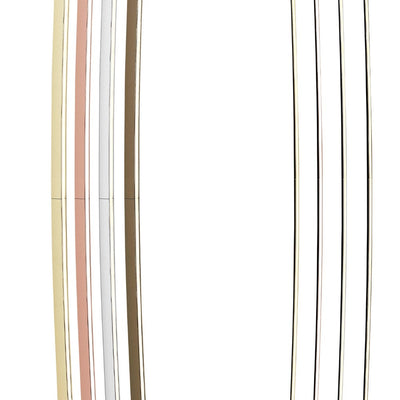 La Plus Belle Wall-Mounted Mirror with Integrated LED Lights by Flos