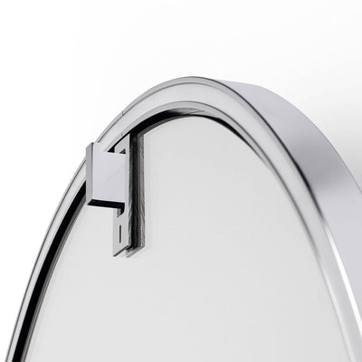La Plus Belle Wall-Mounted Mirror with Integrated LED Lights by Flos