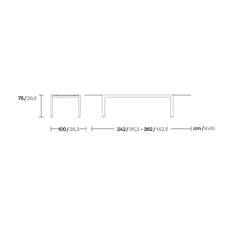 Landscape Dining Table Extendable 8 - 12 Guests By Kettal Additional Image - 1