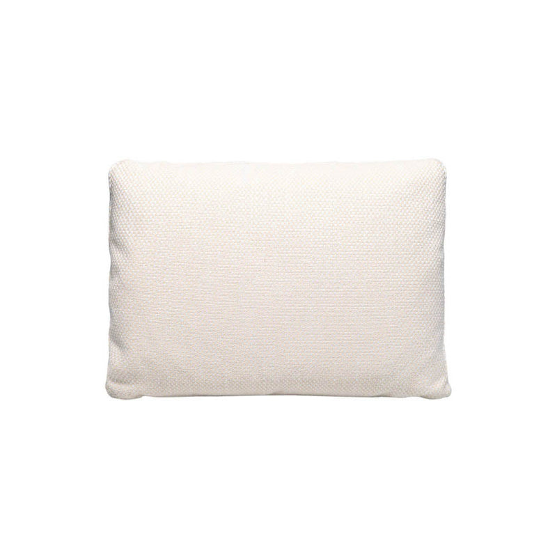 Largo Large Rectangular Cushion in Nilo White by Kartell