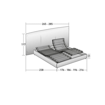 Layla Double Bed by Flou Additional Image - 10