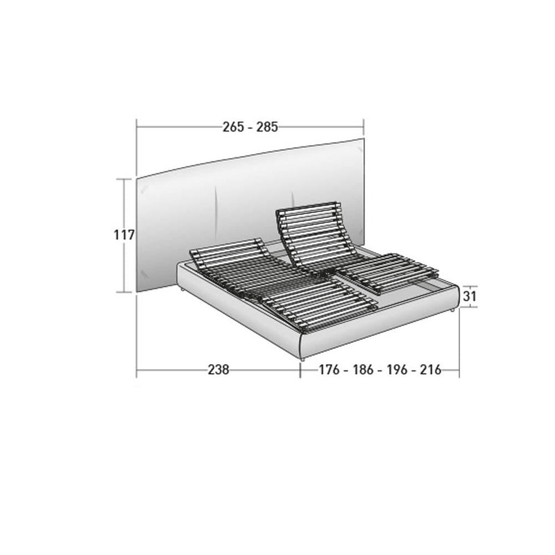 Layla Double Bed by Flou Additional Image - 10