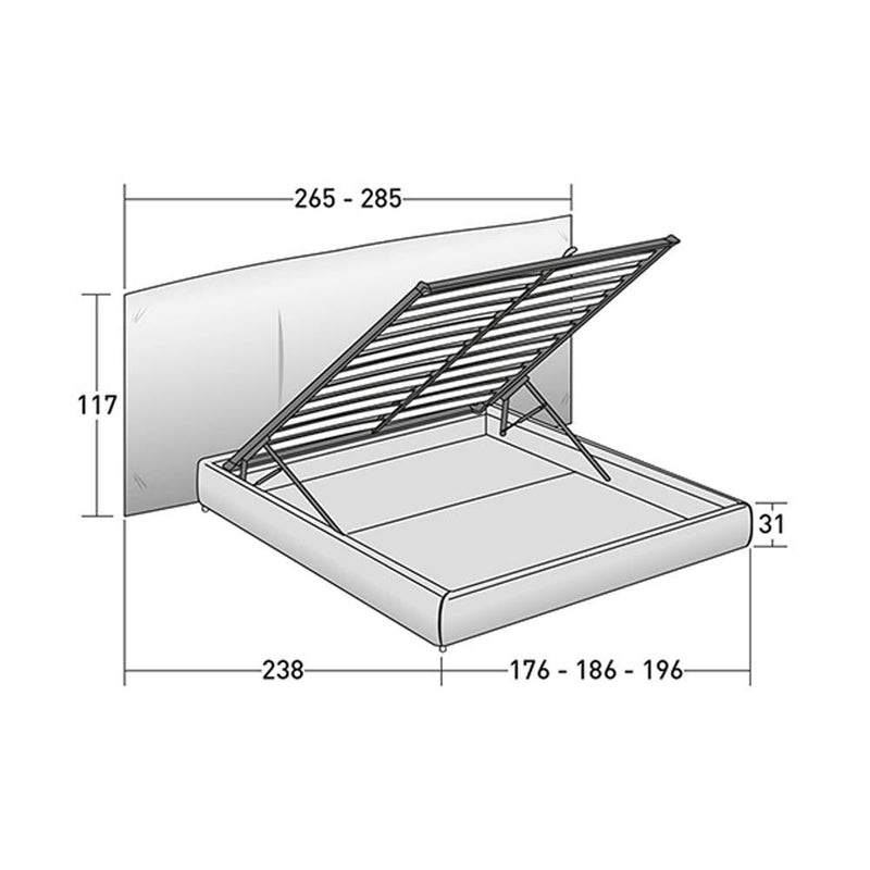 Layla Double Bed by Flou Additional Image - 11