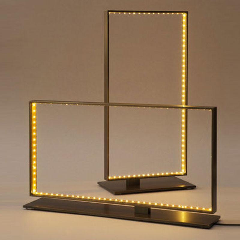 Square Table Lamp by Le Deun