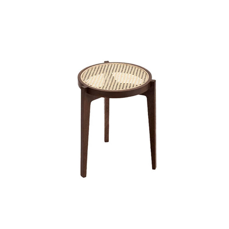 Le Roi Stool Oak French Rattan by NOR11 - Additional Image - 1