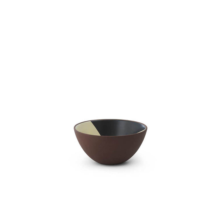 Line Bowl Black/Cream by Normann Copenhagen