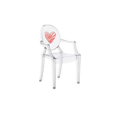 Lou Lou Ghost Child's Size Stackable Armchair by Kartell - Additional Image 9