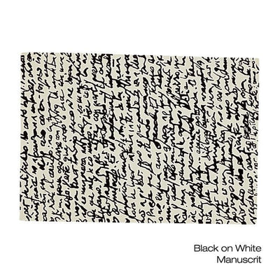 Black on White Rug by Nanimarquina
