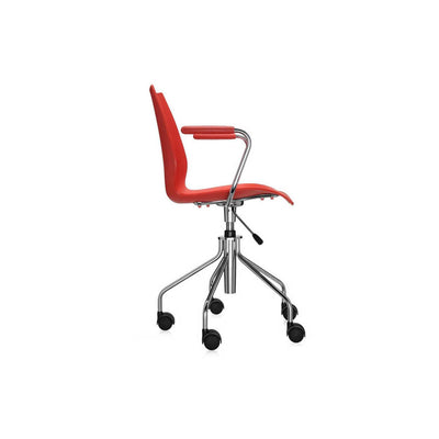Maui Office Armchair Chrome Legs by Kartell - Additional Image 15