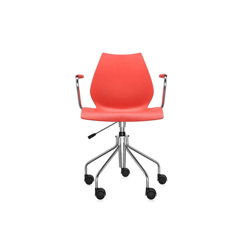 Maui Office Armchair Chrome Legs by Kartell - Additional Image 3