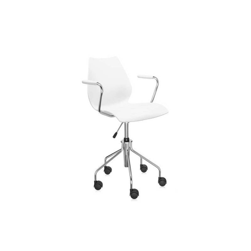 Maui Office Armchair Chrome Legs by Kartell - Additional Image 7