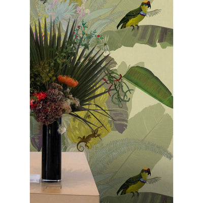 Merian Palm Superwide Wallpaper by Timorous Beasties - Additional Image 1