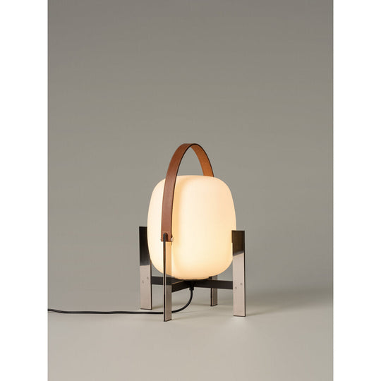 Metal Basket Table Lamp by Santa & Cole