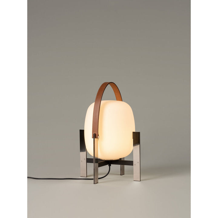 Metal Basket Table Lamp by Santa & Cole