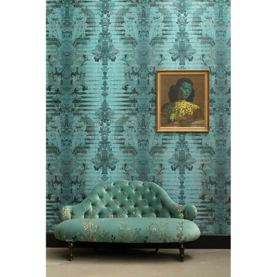 Moire Damask Foil Wallpaper by Timorous Beasties - Additional Image 11