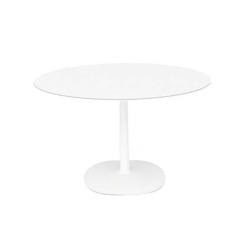 Multiplo 53" Round Table with Large Square Base by Kartell