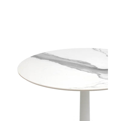 Multiplo Rounded Cafe Table with 3 Spoke Base by Kartell - Additional Image 2