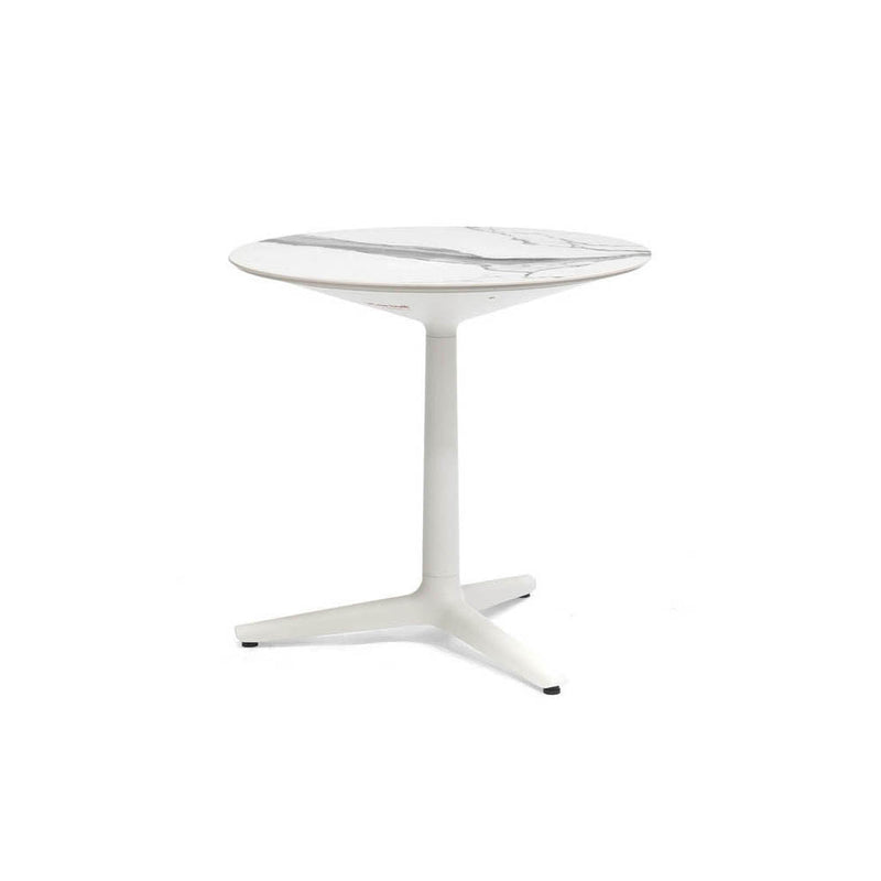 Multiplo Rounded Cafe Table with 3 Spoke Base by Kartell