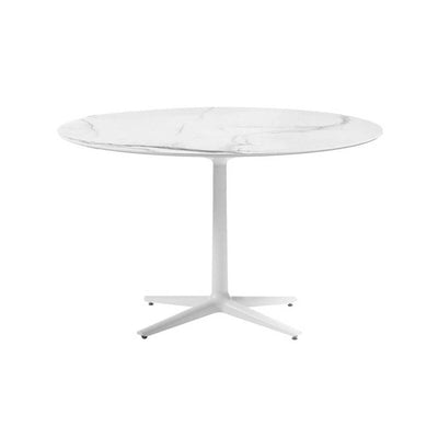 Multiplo Rounded Cafe Table with 4 Spoke Base by Kartell