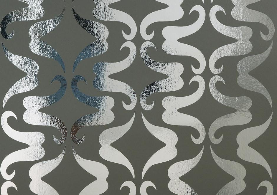 Mustachio Wallpaper | Flavor Paper | Urbanspace Interiors