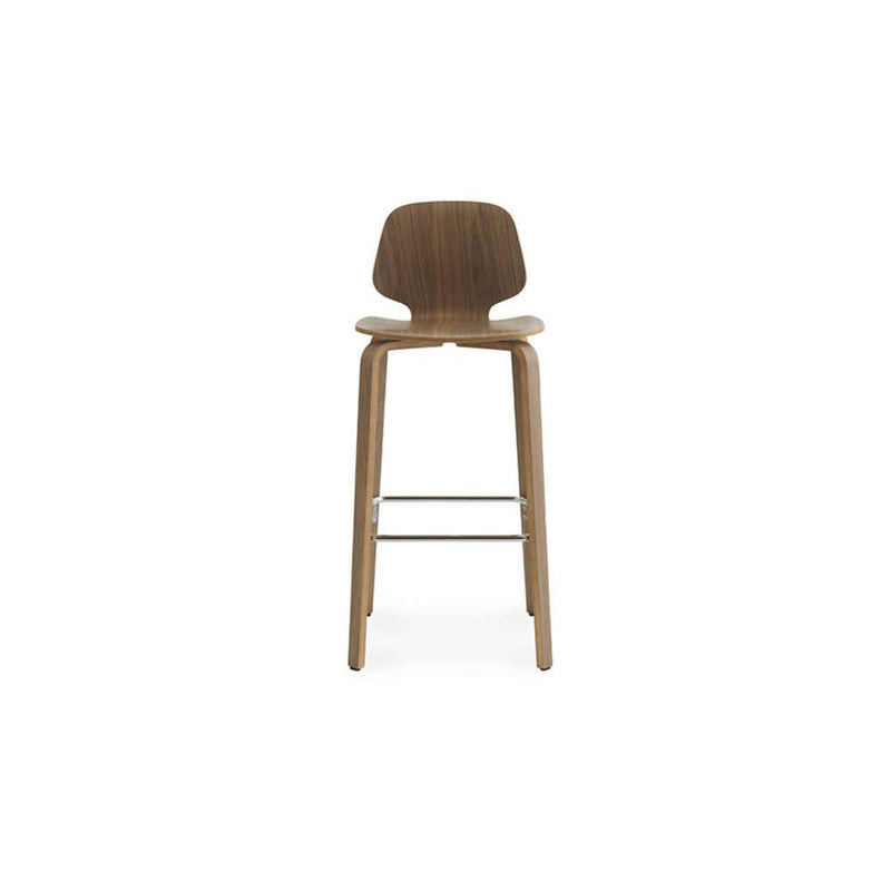 My Chair Barstool 29.52" Walnut by Normann Copenhagen - Additional Image 1