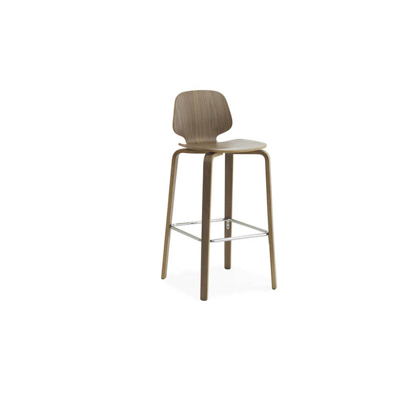 My Chair Barstool 29.52" Walnut by Normann Copenhagen