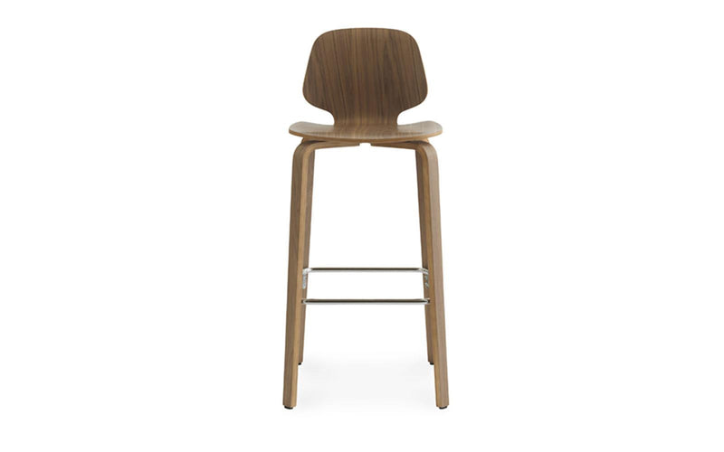 My 29" Seat Height Walnut Chair Barstool - Additional Image 1