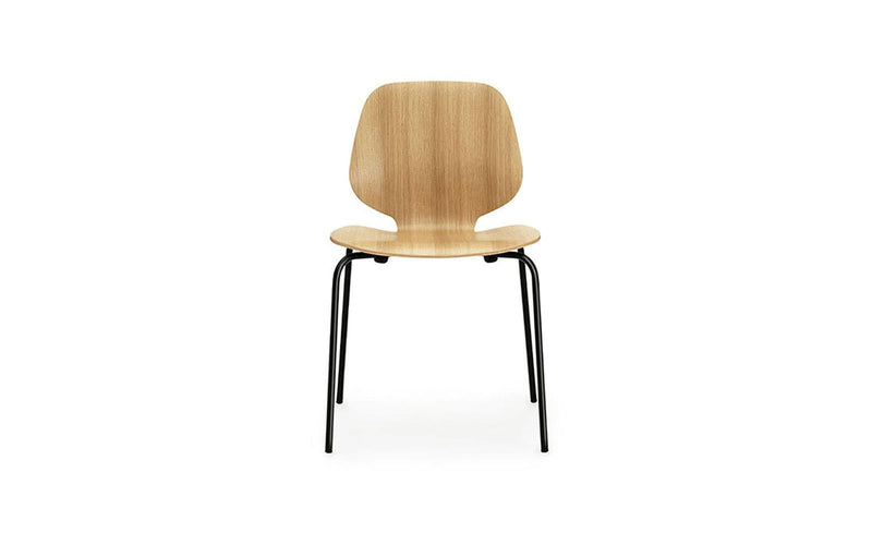 My Black Steel & Oak Chair - Additional Image 1