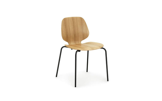 My Black Steel & Oak Chair
