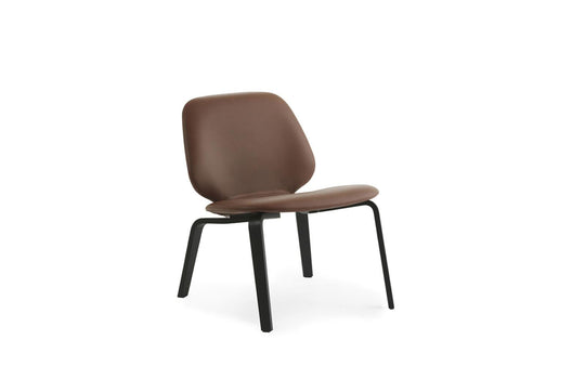 My Full Upholstery Black Ultra Leather Chair Lounge