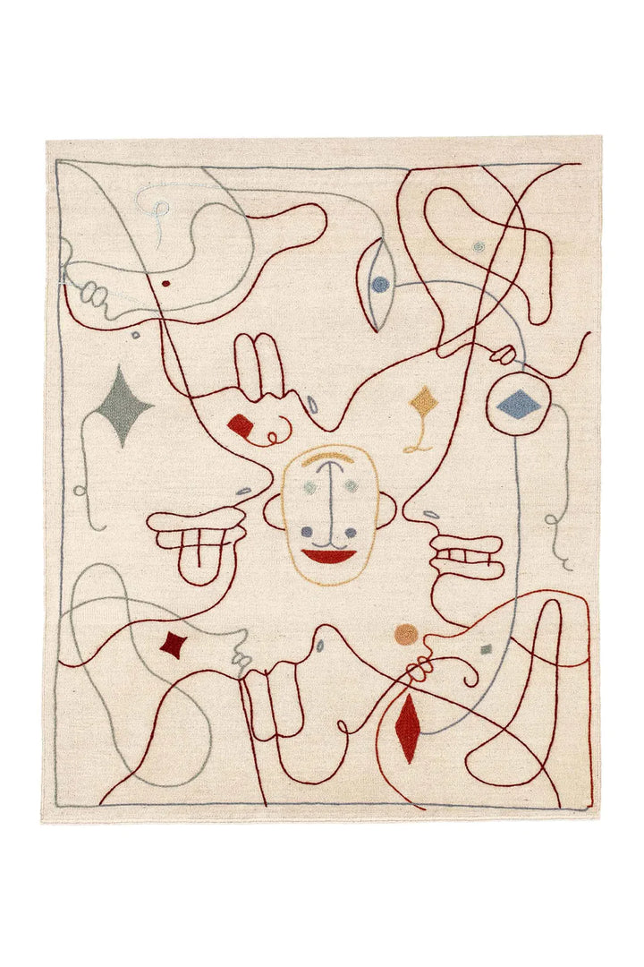 Silhouette Kilim Rug by Nanimarquina