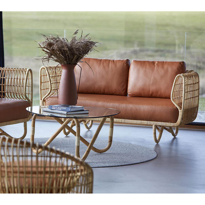 Nest Indoor 2-Seater Sofa Rattan, Natural by Cane-line Additional Image - 2