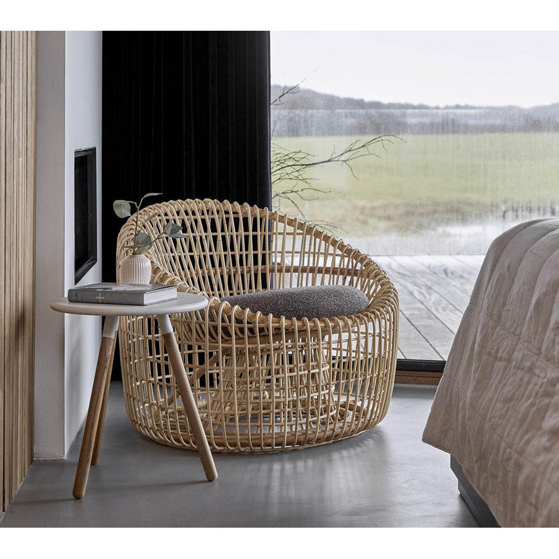 Nest Indoor Round Chair Rattan, Natural by Cane-line Additional Image - 10