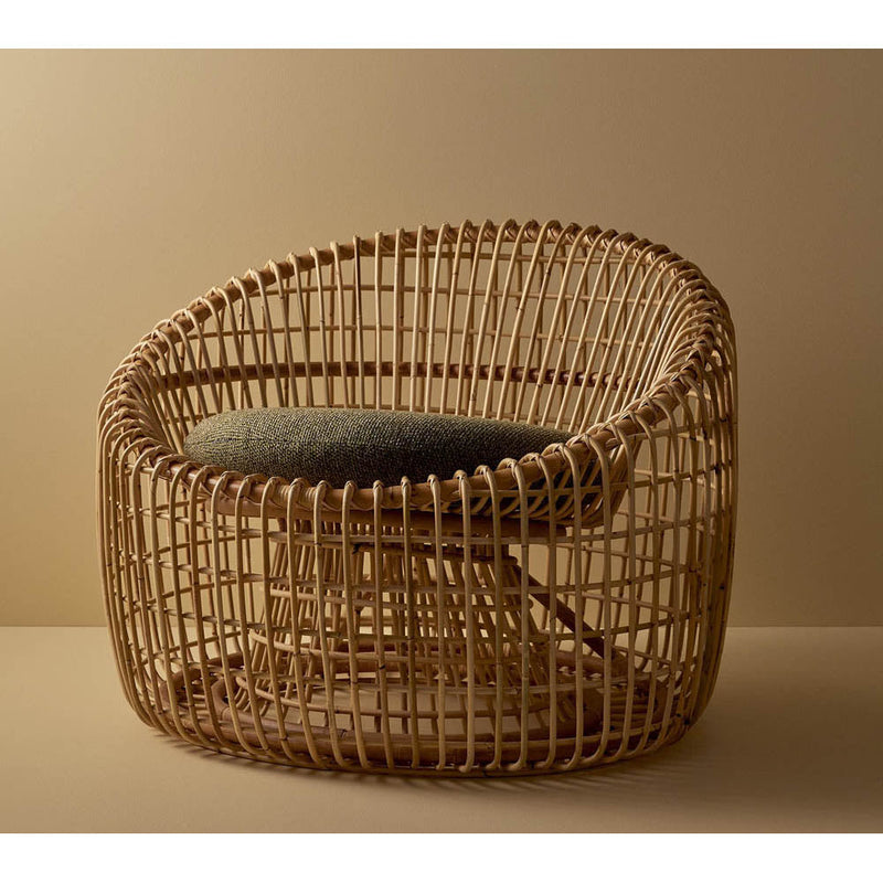 Nest Indoor Round Chair Rattan, Natural by Cane-line Additional Image - 11
