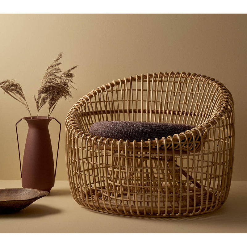Nest Indoor Round Chair Rattan, Natural by Cane-line Additional Image - 12