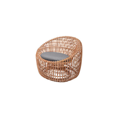 Nest Indoor Round Chair Rattan, Natural by Cane-line Additional Image - 4