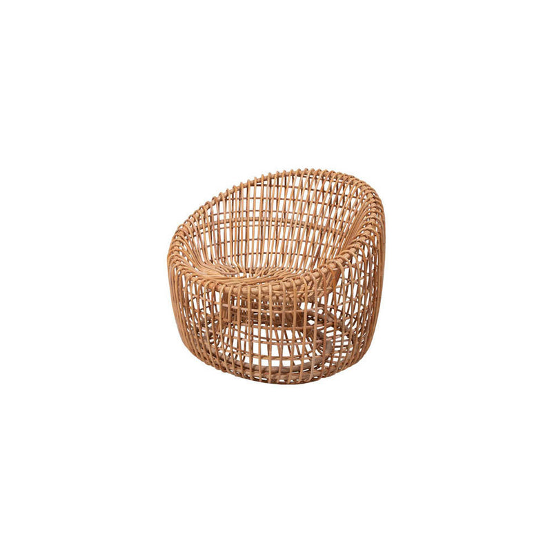 Nest Indoor Round Chair Rattan, Natural by Cane-line Additional Image - 9