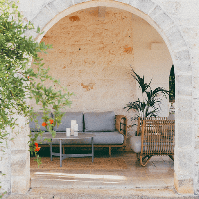 Nest Outdoor 3-Seater Sofa by Cane-line Additional Image - 5