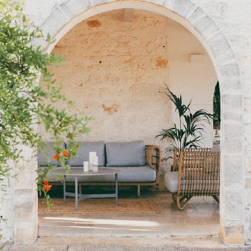 Nest Outdoor 3-Seater Sofa by Cane-line Additional Image - 5